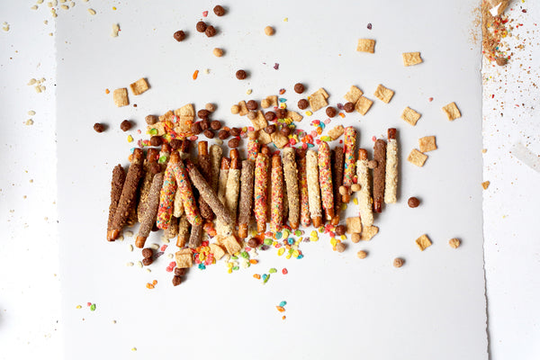 Fatty Sundays Cereal Chocolate Covered Pretzel Rods