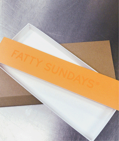 Fatty Sundays Yellow Gift Box With 15 Pretzels GIF