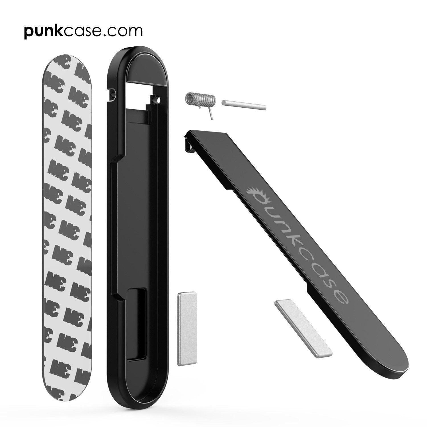 PUNKCASE FlickStick Universal Cell Phone Kickstand Case (Black