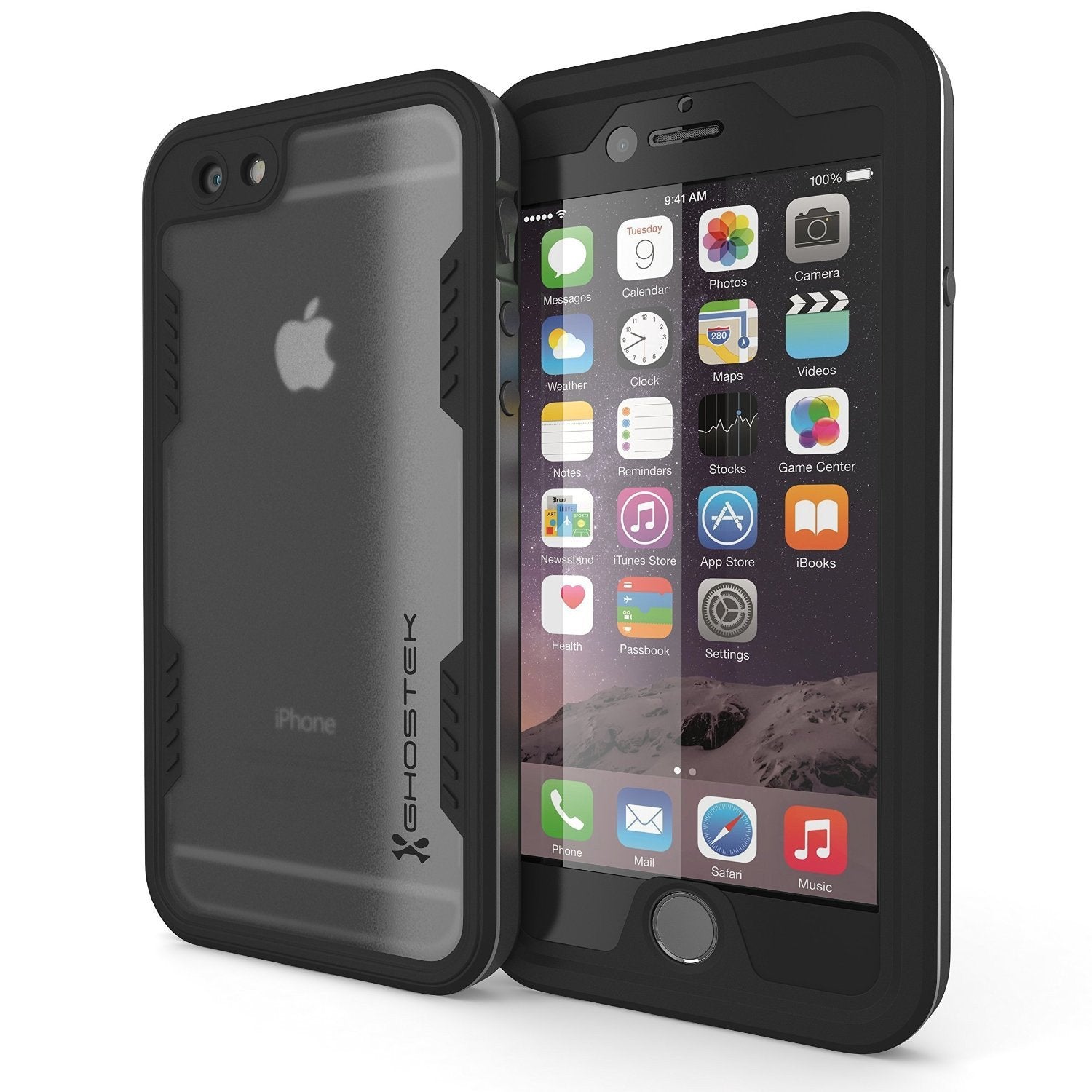 iPhone 6S+/6+ Plus Waterproof Case Ghostek Atomic 2.0 Space Gray