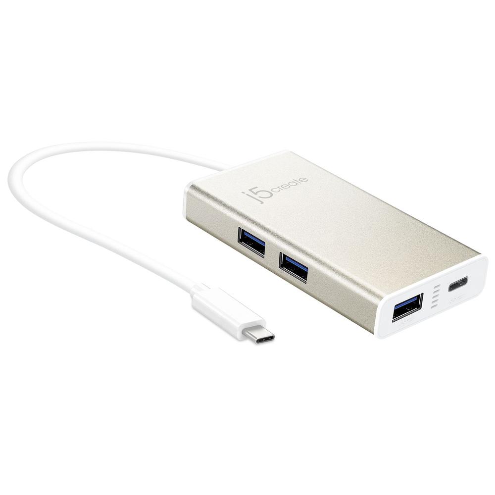 JCH346 USB-C 4-Port HUB USB-A/USB-C/PD 2.0