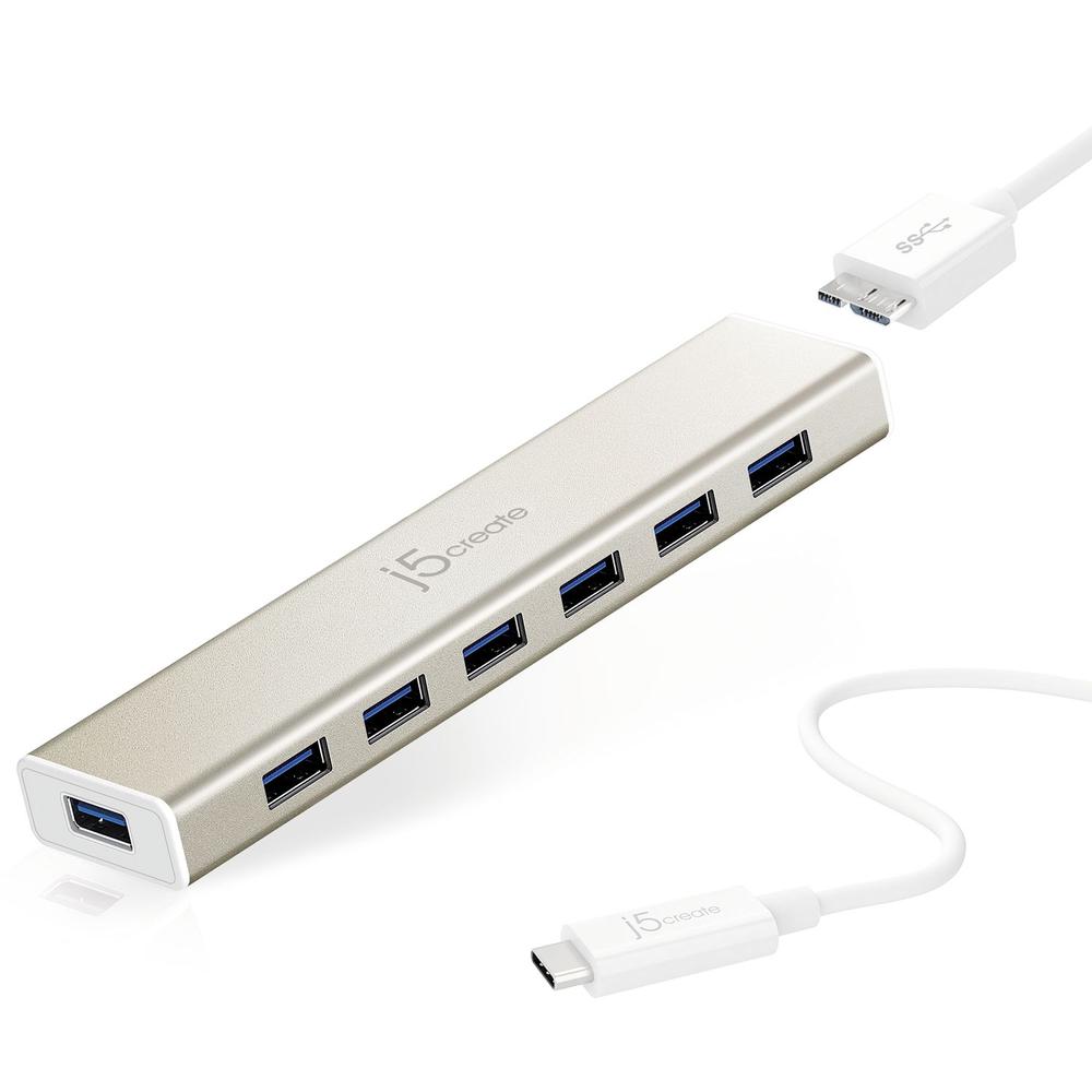 JCH377 USB-C 7-Port HUB