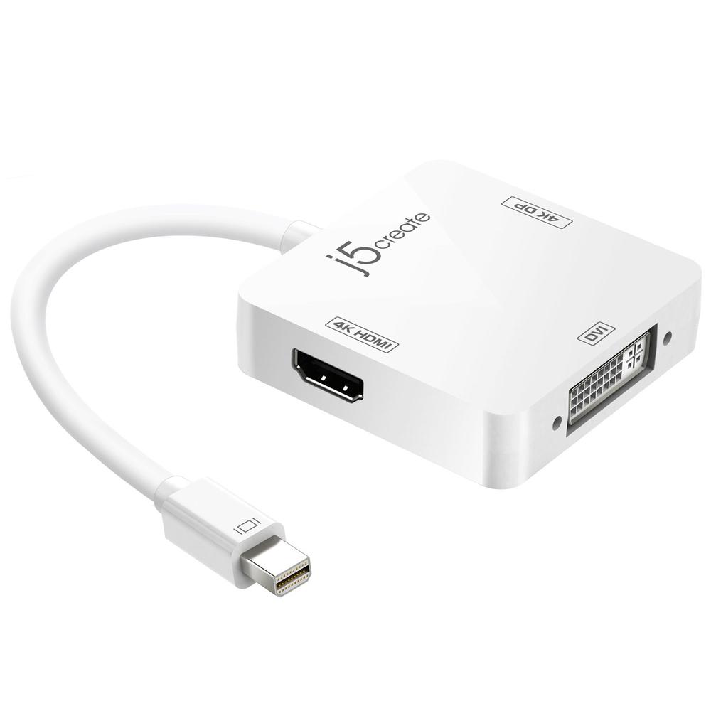 JDA173 Mini DisplayPort to 4K DisplayPort/4l HDMI/DVI