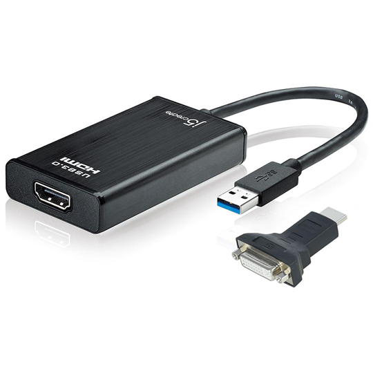 JUA350 USB 3.0 HDMI/DVI Display Adapter