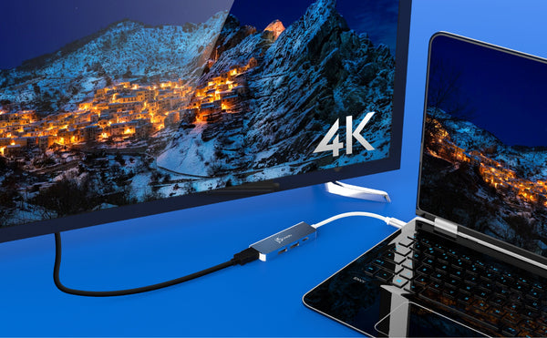 J5 Create JCD371 Crisp 4K Resolution extra connectivity for your MacBook