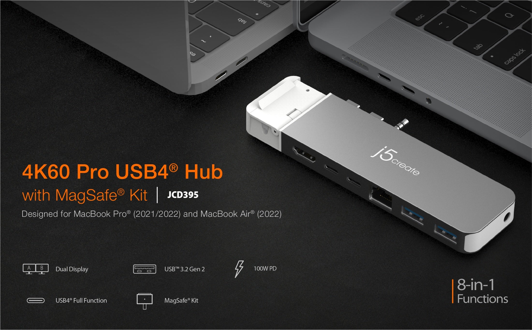 4K60 Pro USB4® Hub with MagSafe® Kit – j5create