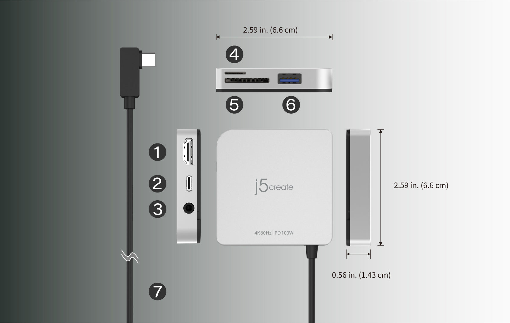 Apple USB-C to 3.5mm Headphone Jack Adapter For iPad 12.9/11