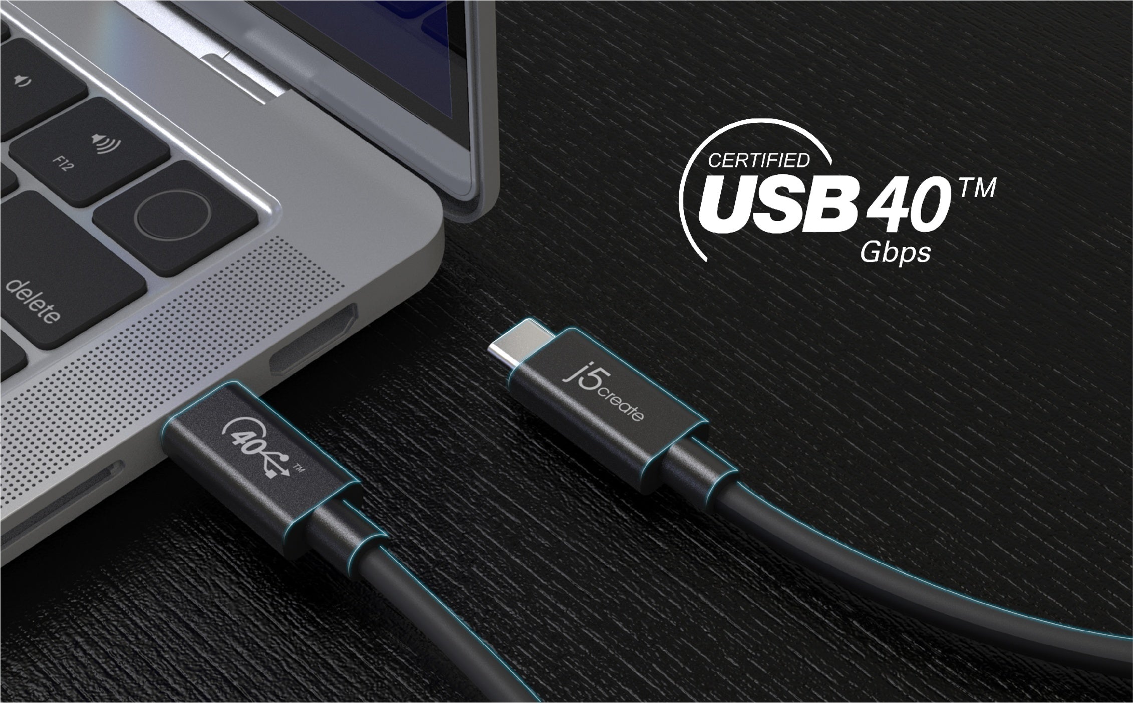 JUC28L08 USB4 Gen3 USB-C to USB-C フル機能ケーブル(0.8m) – new-jp