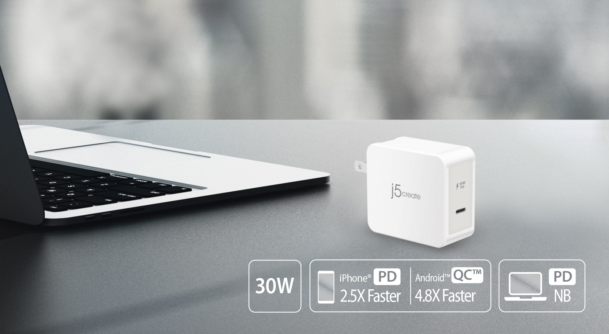 Cargador De Auto USB-C 30W Promate PowerDrive-33PDC - B·Great