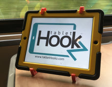 Load image into Gallery viewer, tablethookz v2.0 ipad holder on the train tablethookz.com
