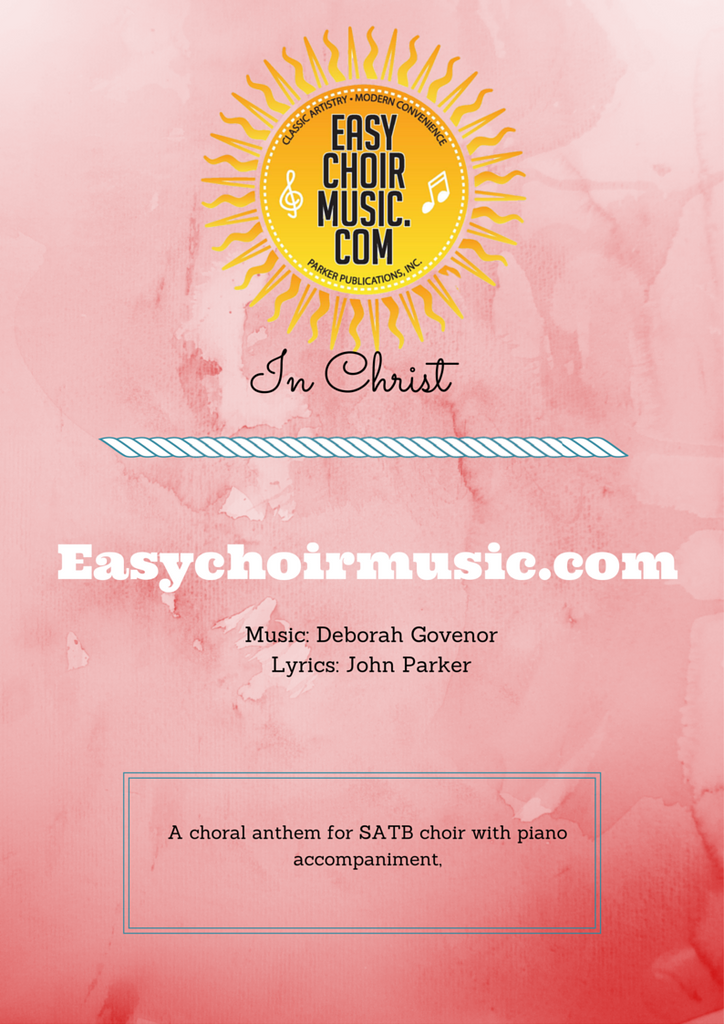 Download In Christ (SATB) - Easy Choir Music