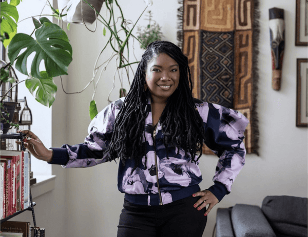 Djalna McSween black female interior designer tour of her home