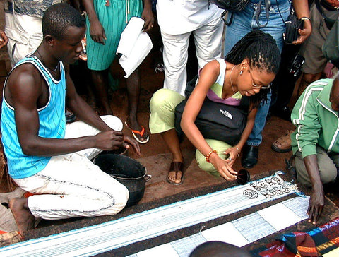 Adinkra cloth making class