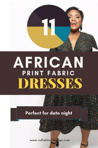 Afrikanische Print-Stoffkleider