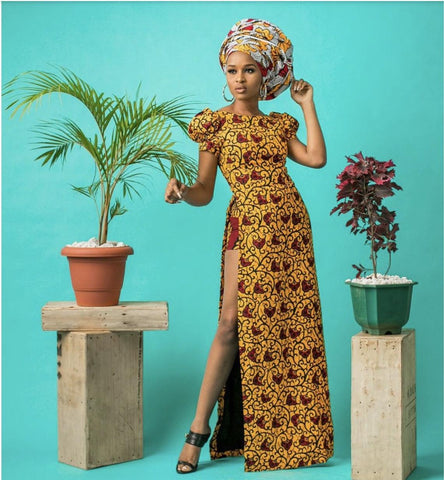 Afrothrone – Bayanda-Kleid