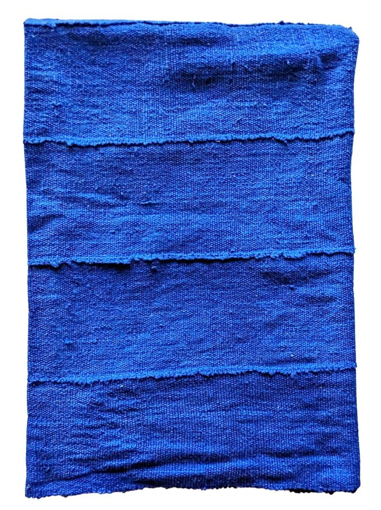 Bright Blue Mud Cloth Fabric Throw – Reflektion Design