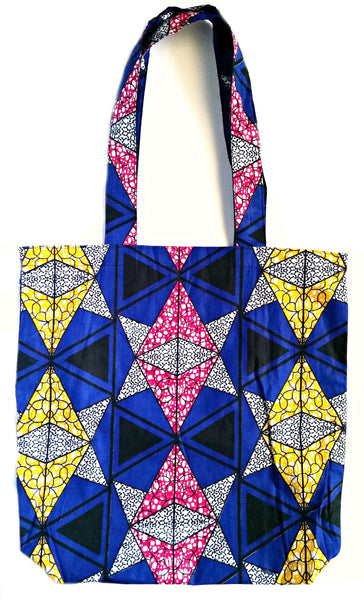 ankara african print fabric reversible tote bag back to school college shopping ideas