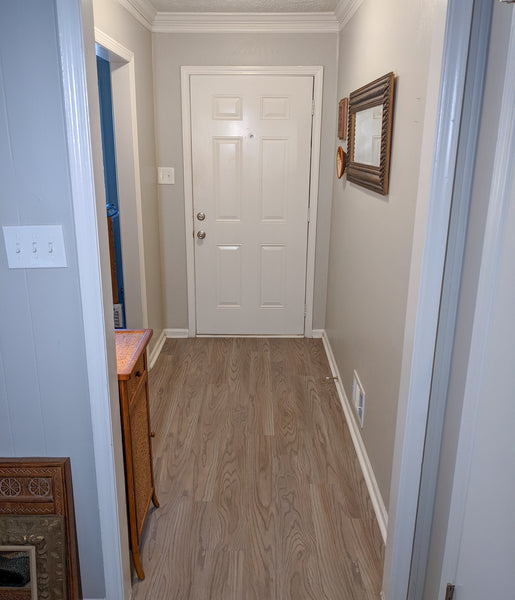 bare entryway before and after decorating ideas