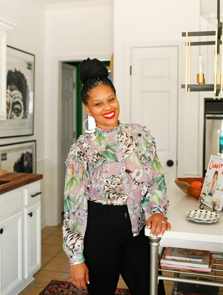 Laquita Tate in ihrem Kitchen Home Tour-Deko-Blog