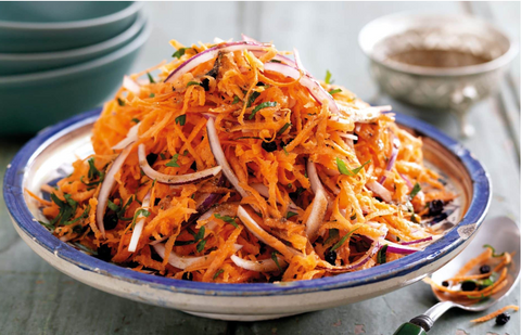 recette de salade de carottes marocaine