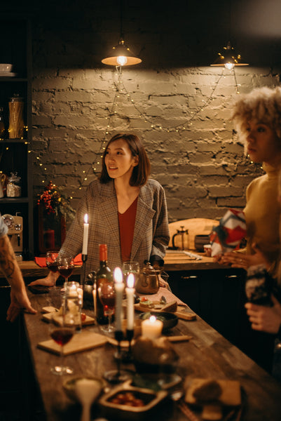 décoration de table pour un dîner entre amis