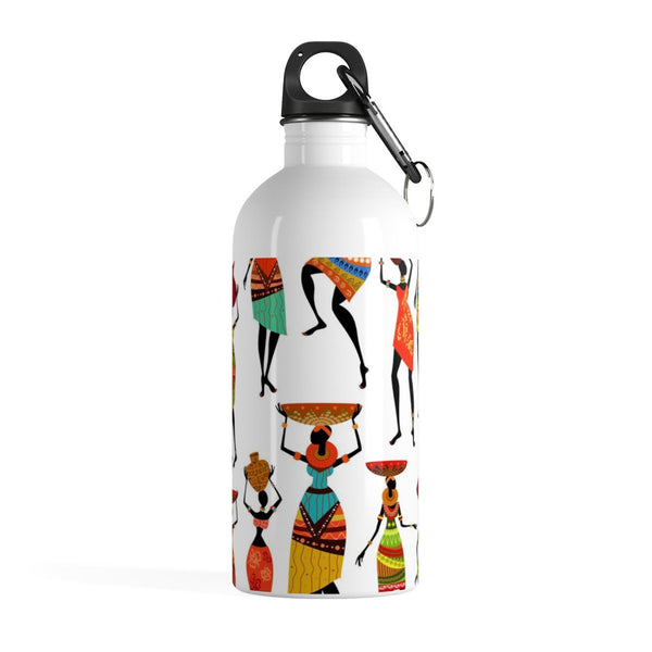 afrikanisch inspirierte afrozentrische Metall-Wasserflasche, Urlaubsreisezubehör