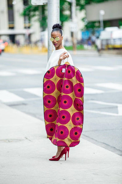 sac à vêtements en tissu imprimé africain accessoires de voyage de vacances afrocentriques