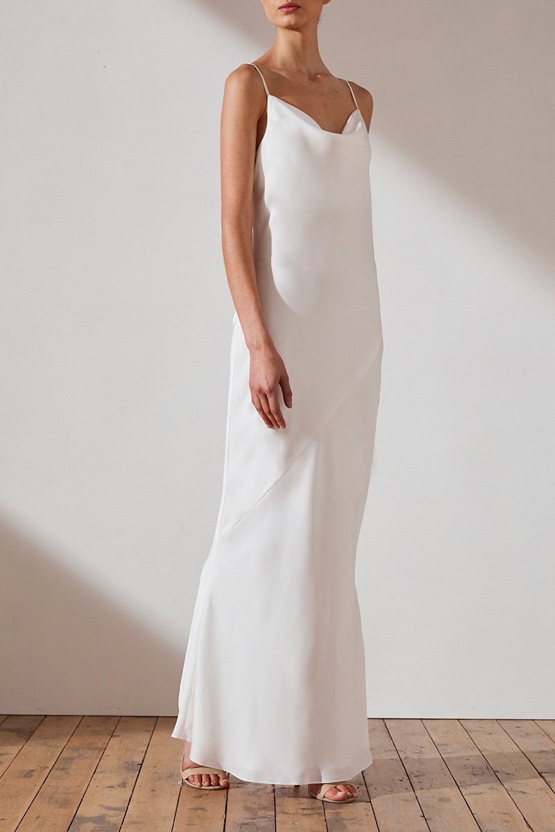 ivory slip dress