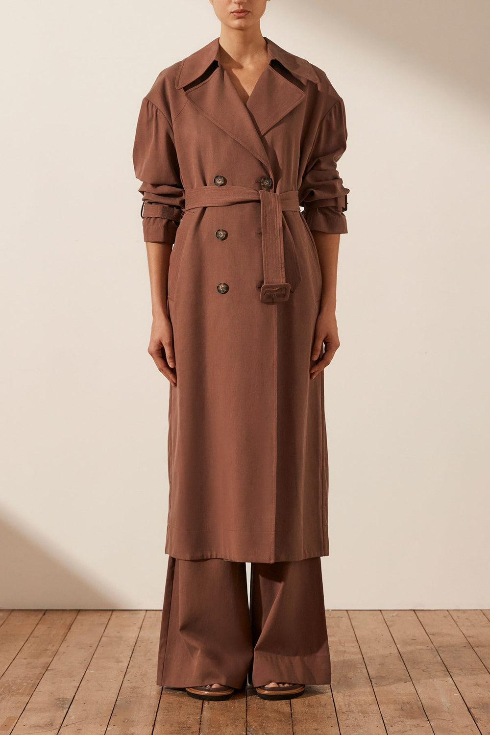 margaret howell trench coat