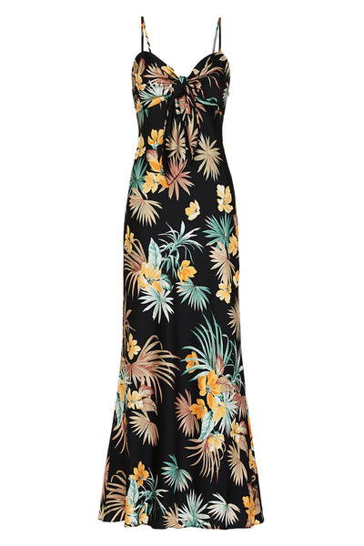 shona joy tie front midi dress