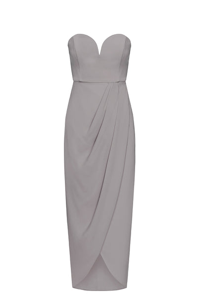 shona joy core u bustier draped dress