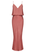 coral formal gown