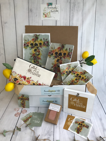 Story Behind the Art: What's Inside August's "Lemonade Reminders" Christian Subscription Box for Women | Pam Coxwell From the Heart Art