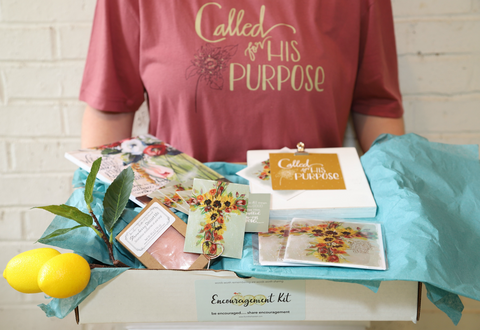 What's Inside August's "Lemonade Reminders" Christian Subscription box for Women | Pam Coxwell From the Heart Art