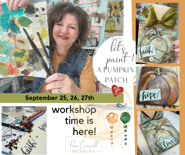 Pam Coxwell Designs Paint a Pumpkin Patch Workshop