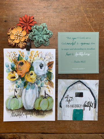 Story Behind the Art: What's Inside September's "Lemonade Reminders" Christian Subscription Box for Women (+ Why I Chose It) | Pam Coxwell From the Heart Art