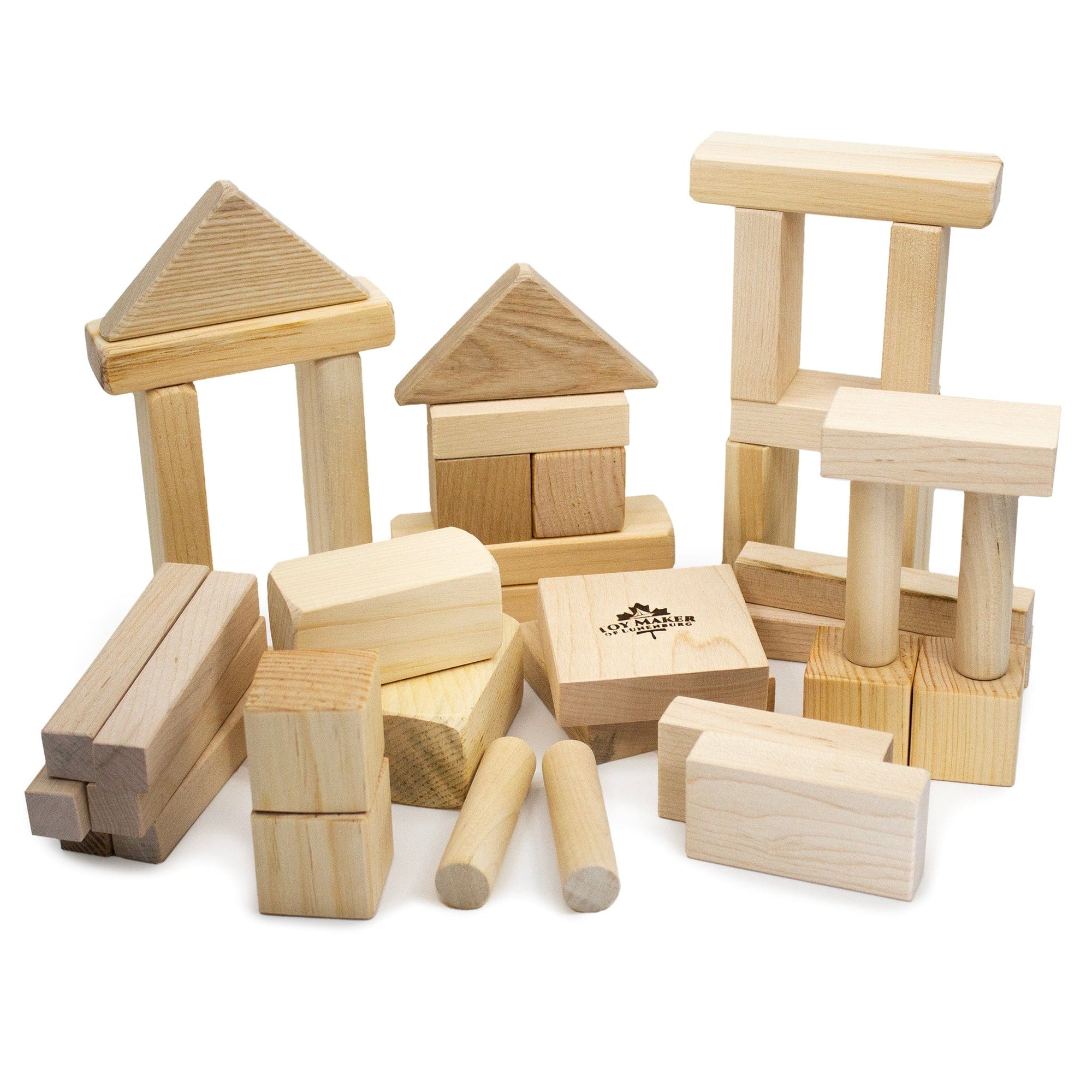 Wooden Farm Animals Montessori Wood Toys for Foddlers Barn Playset -   Canada