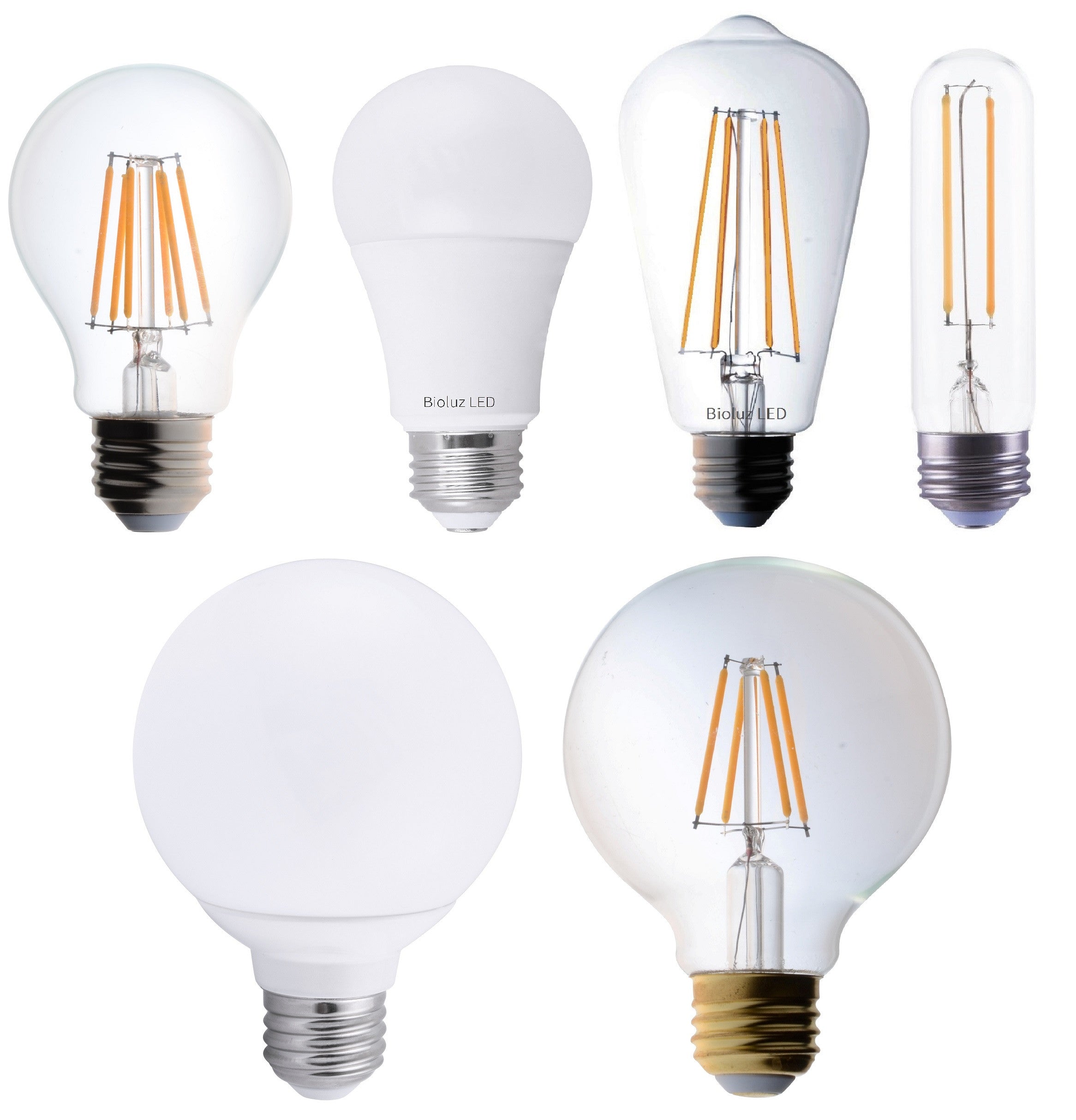 KIT-PEND-4-L76-6W-DIMM - DIMMERABILI - - Lampada sospensione pendel e  Lampadina elegante Vintage LED filamento E27 6W