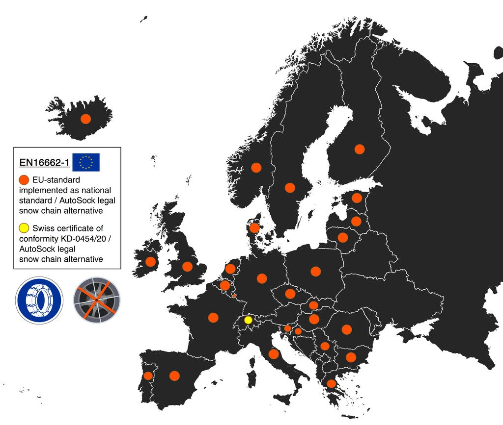 EN16662-1: Implementation map for Europe as of 15th July 2022