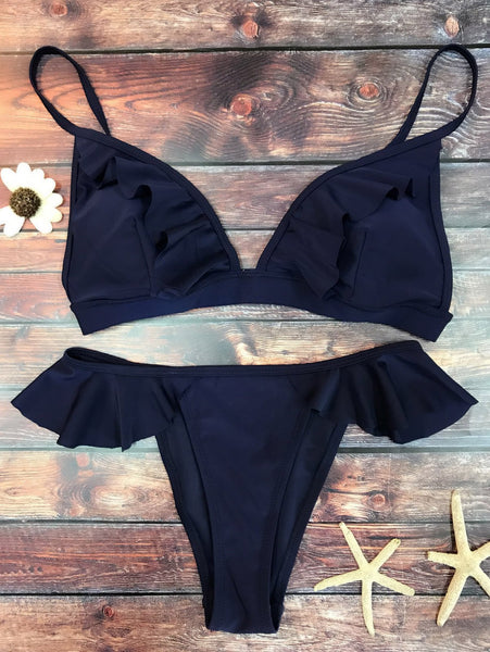 Padded Frilly String Bikini – Ncocon