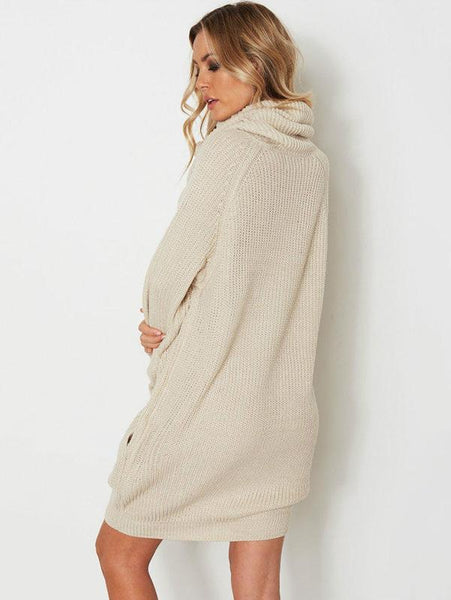 2023 Split-joint Knitting Long Sweater Skirt – Ncocon