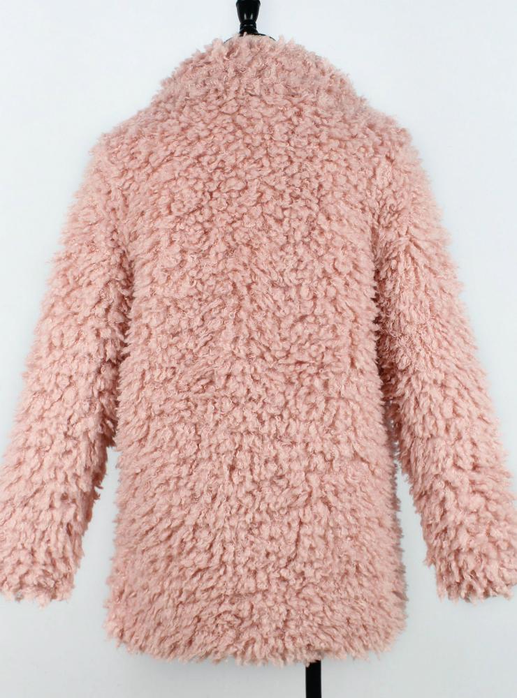 Women's Plush Long-Sleeved Faux Fur Long Jackets – Ncocon