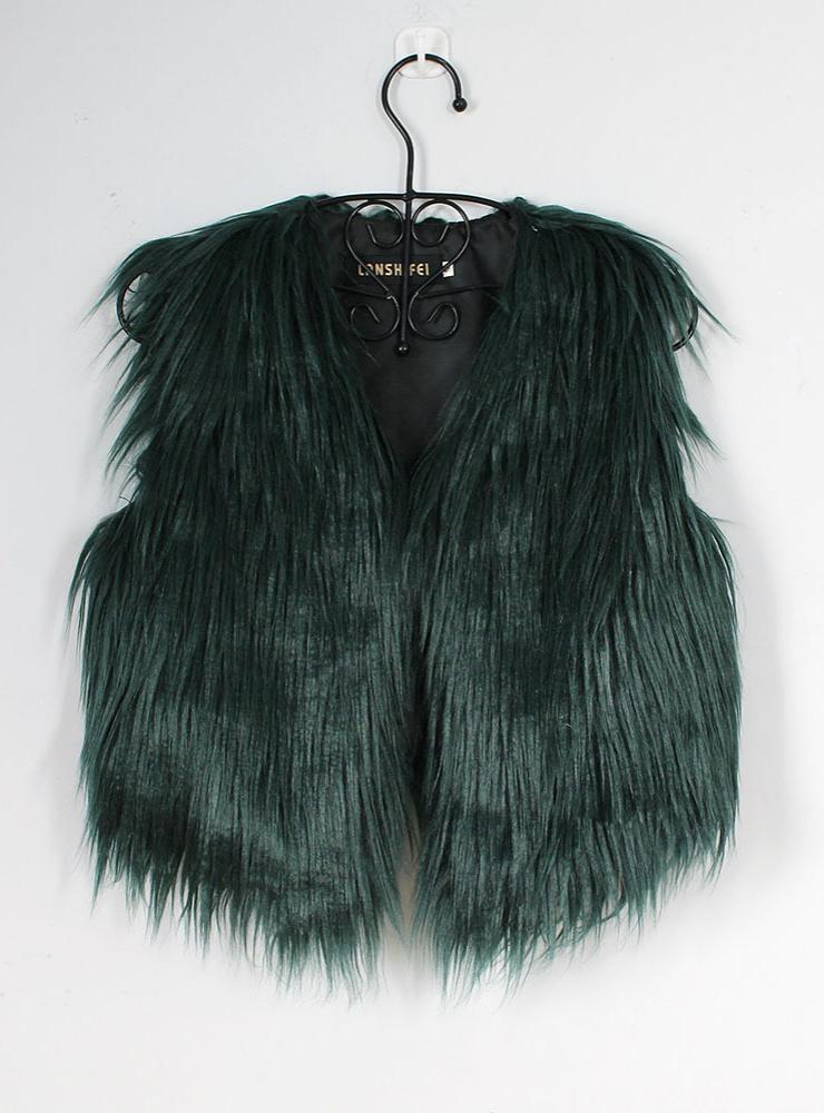 Women's Short Fur Vest Short Faux Fur Vest – Ncocon