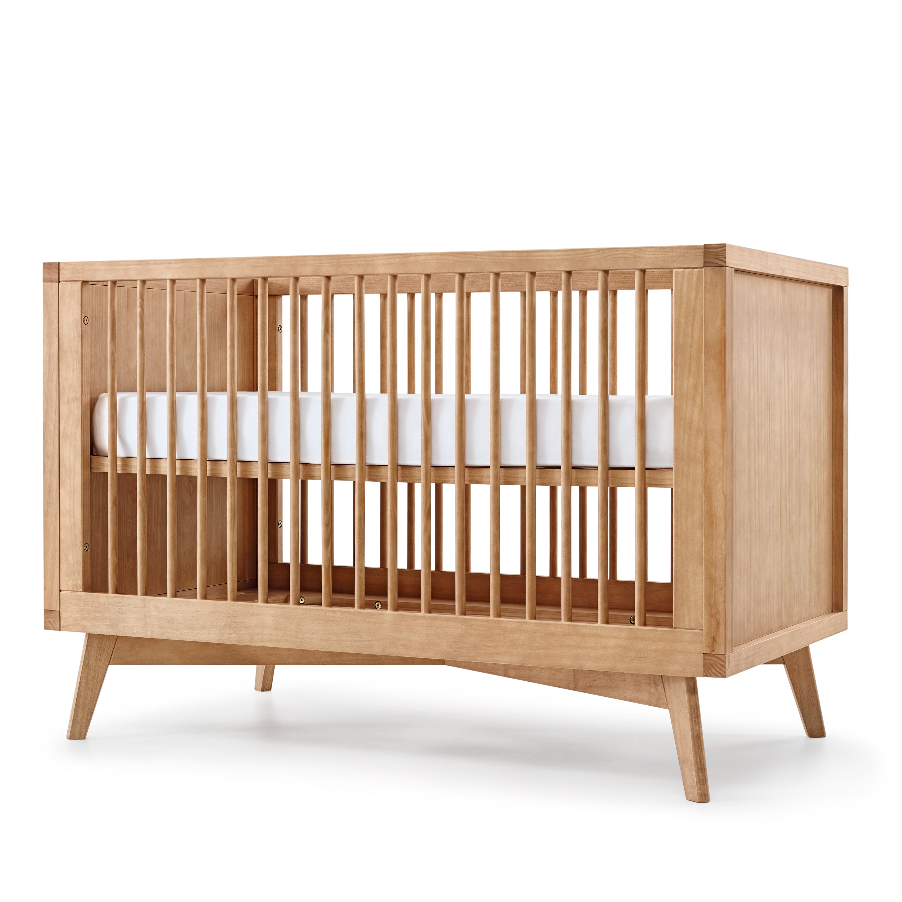 Retro Convertible Crib in Hazelnut - Simply Nursery product image