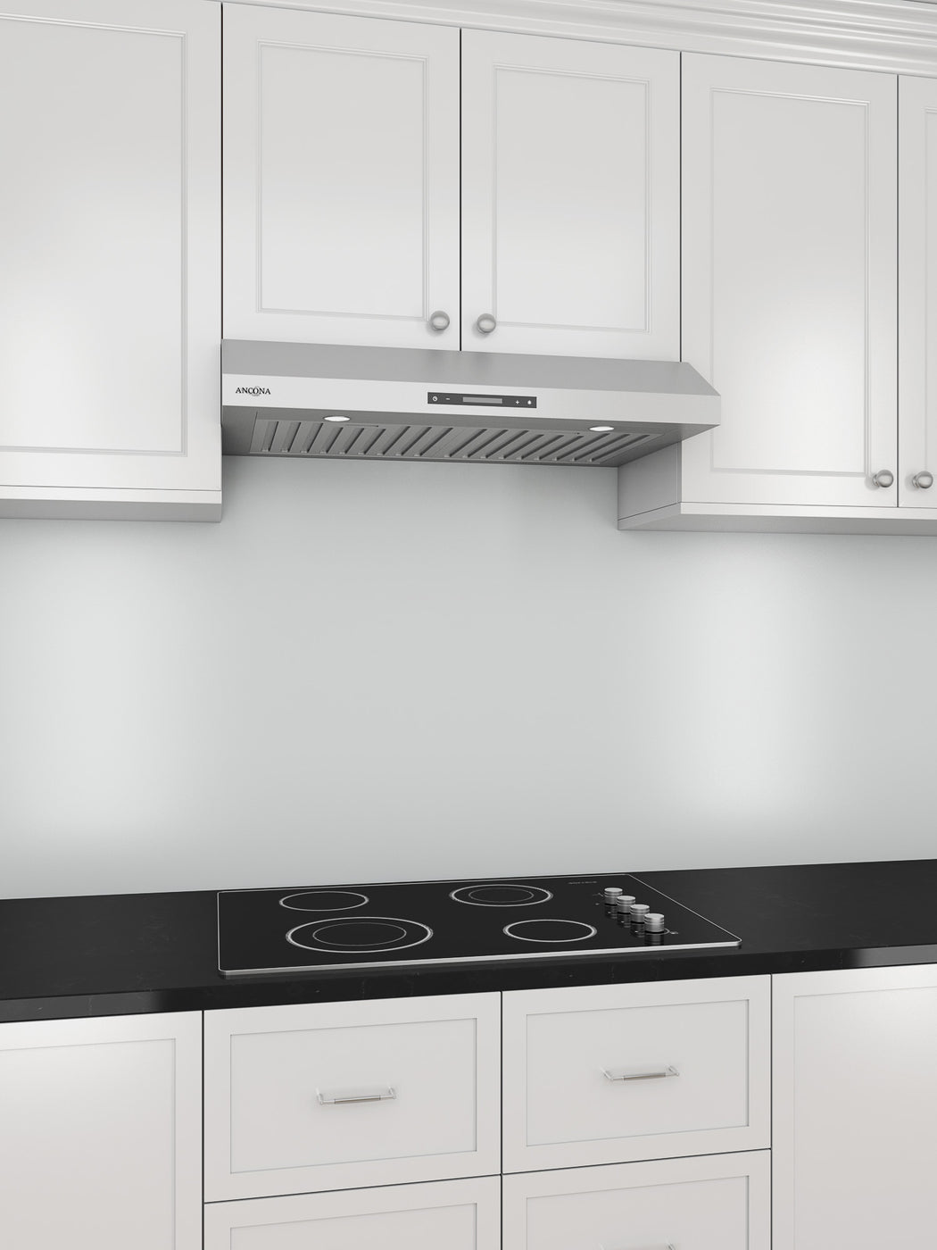 Slim Elite 30 in. with LED Under-Cabinet Range Hood in Stainless Steel ...