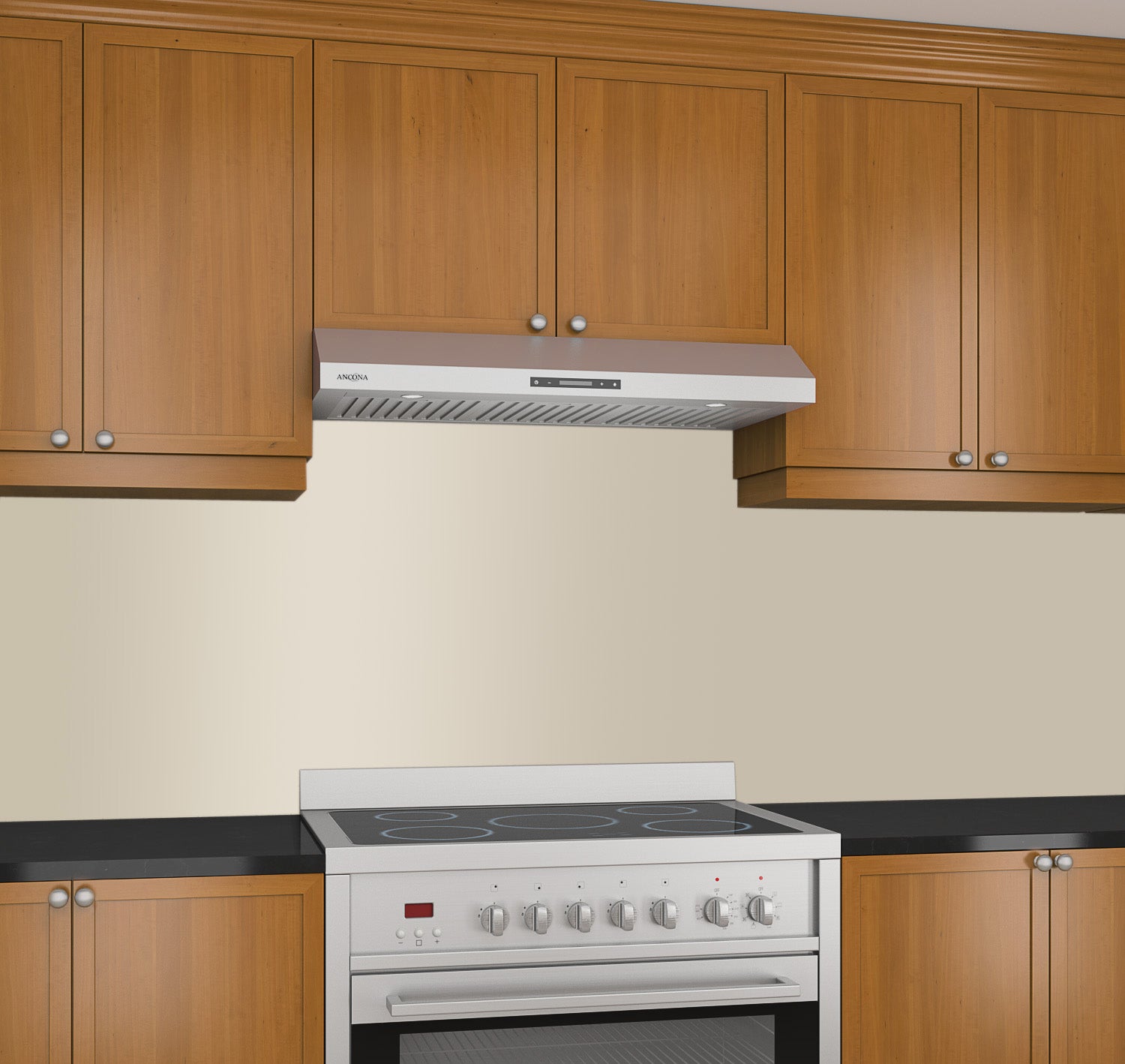 Slim Elite 36 in. with LED Range Hood in Stainless Steel