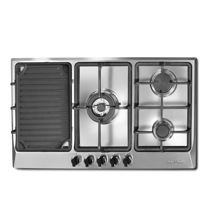 Elite 34 Inch 5 Burner Gas Cooktop Ancona Home