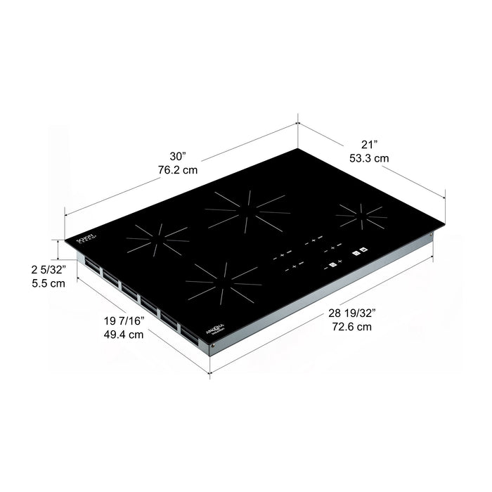 Ancona Chef 30 Inch Induction Cooktop Ancona Home