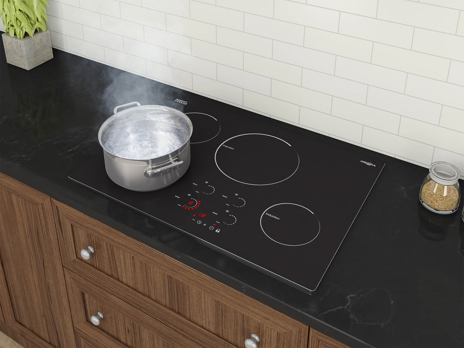 Radiant 30 In Induction Cooktop With 4 Burners With Individual