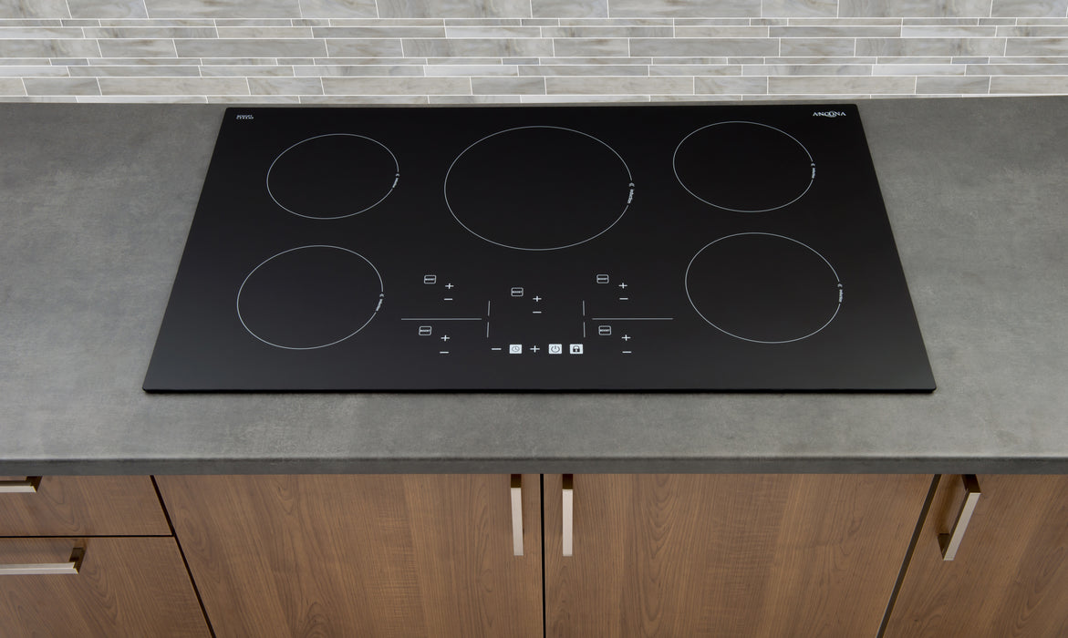 Ancona Elite 36 Inch Black Induction Cooktop Ancona Home